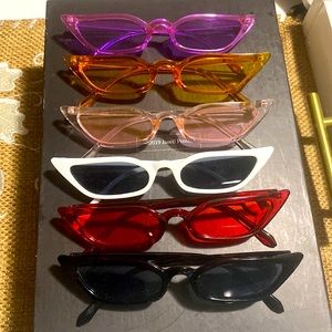 Multicolored Cat Eye Sunglasses!!!